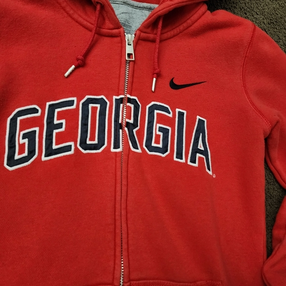 Vintage! Red Georgia Bulldogs Hoodie, Women's XS - Picture 3 of 8